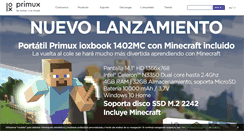 Desktop Screenshot of primux.es