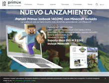 Tablet Screenshot of primux.es