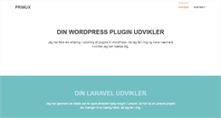 Desktop Screenshot of primux.dk